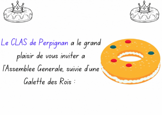 Invitation : Assemblée Générale ** Galette des Rois